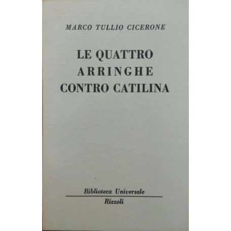 Le quattro arringhe contro Catilina