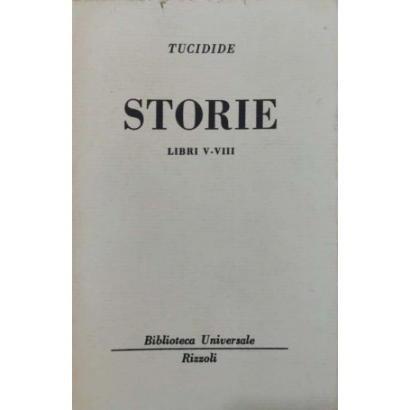 Storie. Libri V-VIII