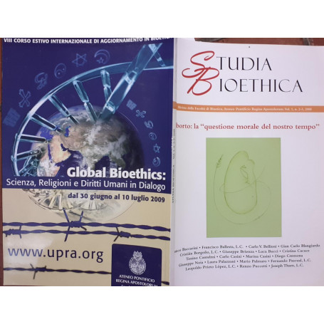 Studia Bioethica . Aborto:la "Questione morale del nostro tempo". Volume 1