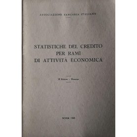 Statistiche del credito per rami di attività  economica