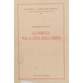 La famiglia per la città  degli uomini