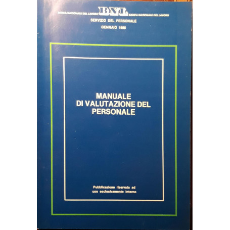 Manuale di valutazione del personale (BNL)