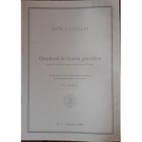 Quaderni di ricerca giuridica della Consulenza Legale della Banca d'Italia N.1