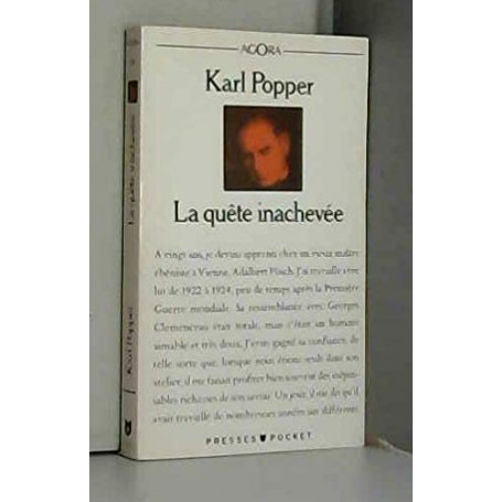 La Quête inachevée : Autobiographie intellectuelle