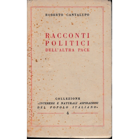 Racconti politici dell'altra pace