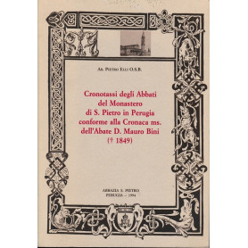 Cronotassi degli Abbati del Monastero di S. Pietro in PerugiaLibrisaggi
