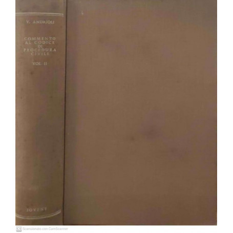 Commento al codice di procedura civile : opera vincitrice del premio Chiovenda 1941. Volume 2 Del processo di cognizione