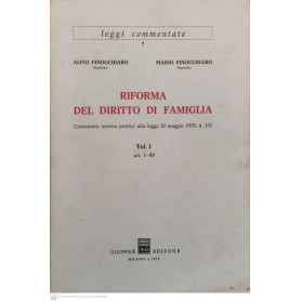 Riforma del diritto di famiglia. Volume 1