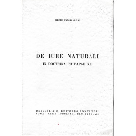 De iure naturali in doctrina PII Papae XII