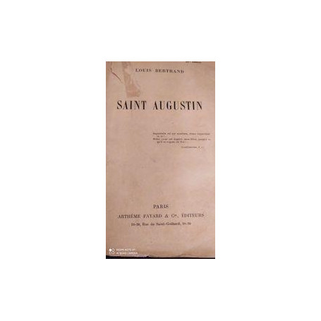 Saint Augustin