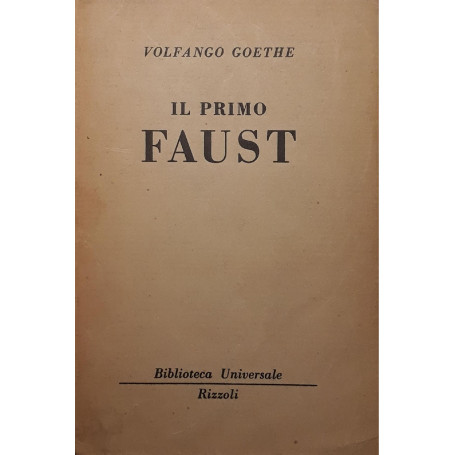 Il primo Faust