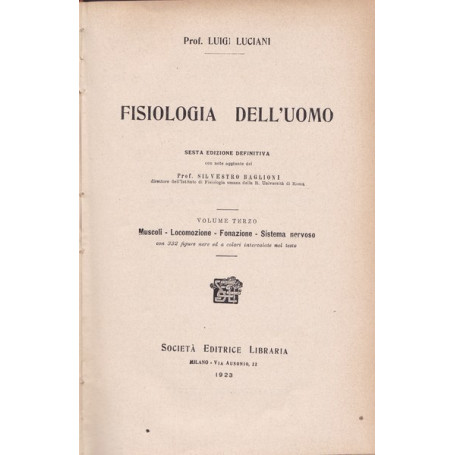 Fisiologia dell'uomo. III.