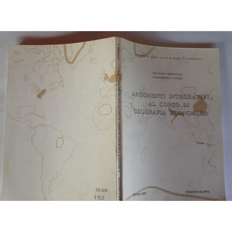 Argomenti integrativi al corso di geografia economica
