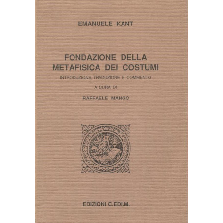 Fondazione della metafisica dei costumi