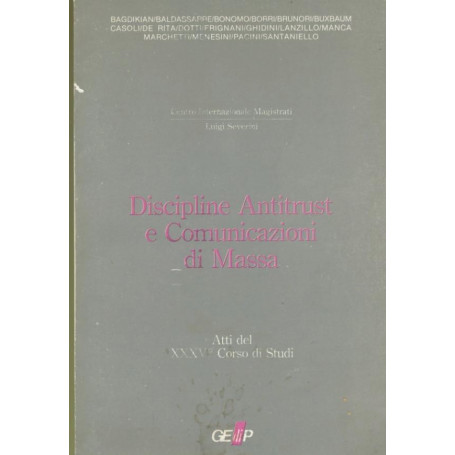 Discipline antitrust e comunicazioni di massa