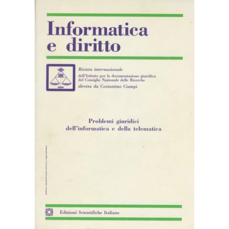 Informatica e diritto. Rivista internazionale.