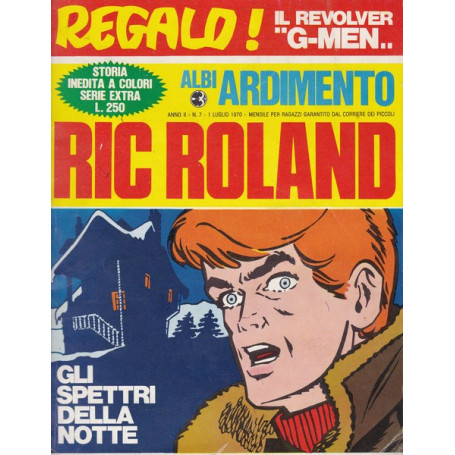 Ric Roland. Anno II. N. 7. 1 Luglio 1970.