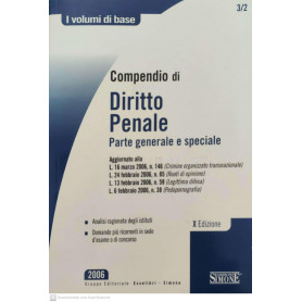 Compendio di diritto penale. Parte generale e speciale