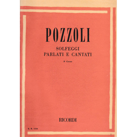Pozzoli solfeggi parlati e cantati 3° corso