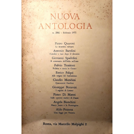 Nuova Antologia (febbraio 1971)