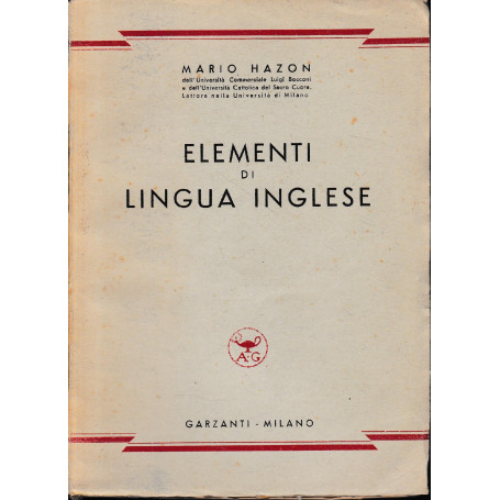 Elementi di lingua inglese