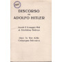 Discorso di Adolfo Hitler tenuto il 4 maggio 1941 al Reichstag Tedesco