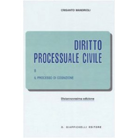 Diritto processuale civile. Il processo di cognizione (Vol. 2)