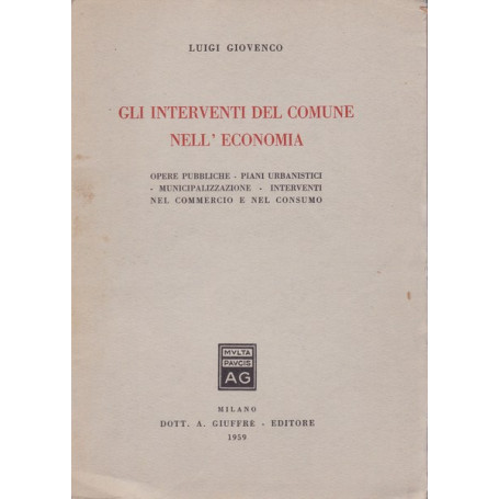 Gli interventi del Comune nell'economia