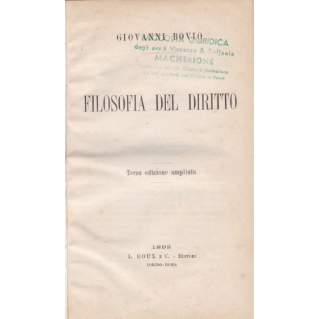 Filosofia del Diritto