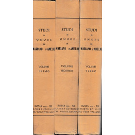 Studi in onore di Mariano D'Amelio. Volumi I-II-IILibrisaggi Studi in onore di Mariano D'Amelio. Volumi I-II-IILibrisaggi
