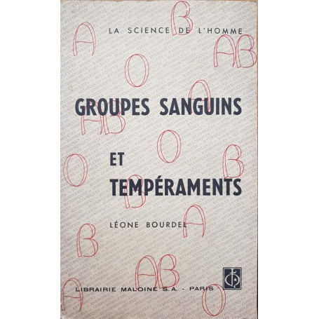 Groupes sanguins et tempéraments