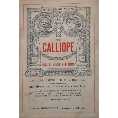 Calliope (epos di Grecia e Roma): letture omeriche e virgiliane