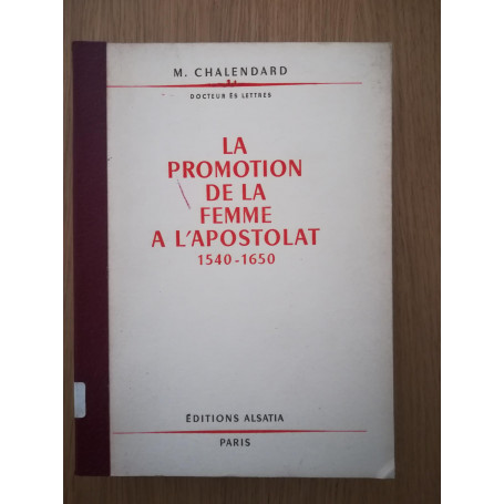 La promotion de la femme a L'apostolat