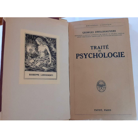 Traite de psychologie