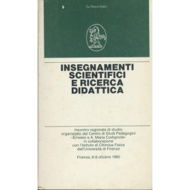 Insegnamenti scientifici e ricerca didattica