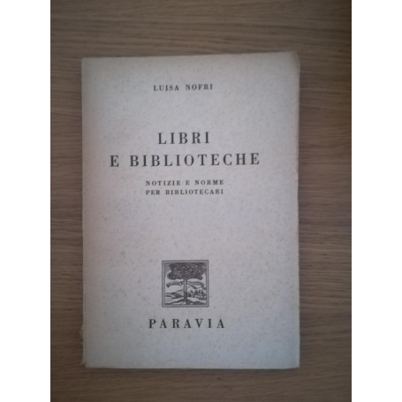 Libri e biblioteche