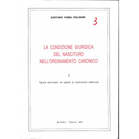 La condizione giuridica del nascituro nell'ordinamento canonico