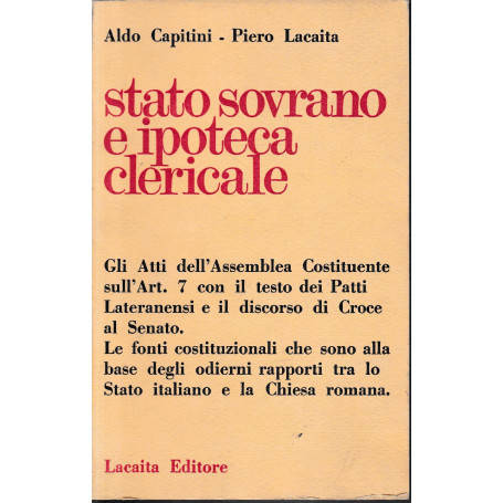 Stato sovrano e ipoteca clericale