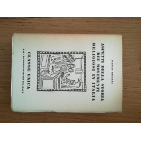 Aspetti della storia dei movimenti religiosi in Italia