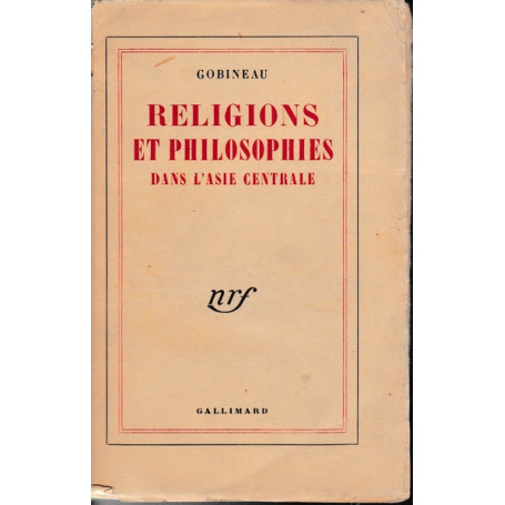 Religions et Philosophies dans l'Asie Centrale