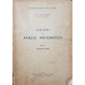 Lezioni di analisi matematica Vol. I