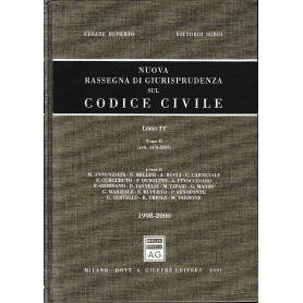 Nuova rassegna di giurisprudenza sul Codice civile. 1998-2000 Artt. 1470-2059 (vol. 4/ tomo 2)