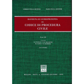 Rassegna di Giurisprudenza del Codice di Procedura Civile. Aggiornamento 1996-1998.Libro III (artt. 474-632)