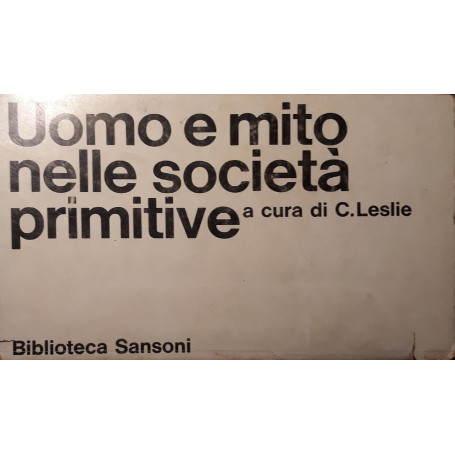 Uomo e mito nelle società primitive