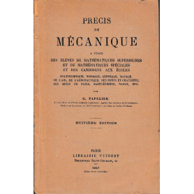 Précis de Mécanique