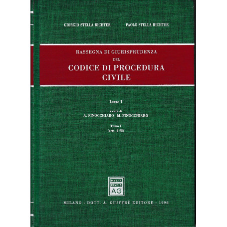 Rassegna di giurisprudenza del Codice di Procedura Civile. Artt. 1-98 (Vol. 1/tomo 1)