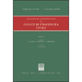 Rassegna di giurisprudenza del Codice di procedura civile. Aggiornamento 1999-2001. Artt. 311-359 (Vol. 2/tomo 2)