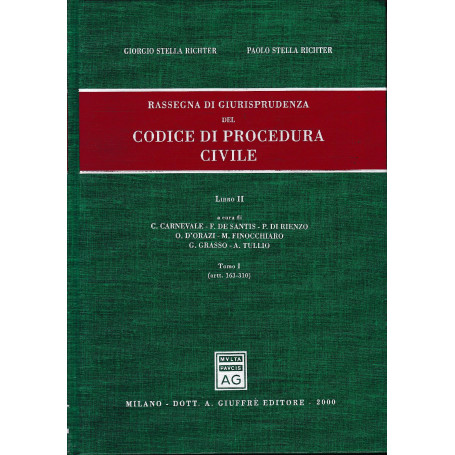 Rassegna di giurisprudenza del Codice di Procedura Civile. Artt. 163-310 (libro 2/tomo 1)