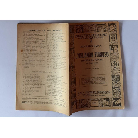 L' Orlando Furioso - Parte Quinta