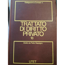 Trattato di diritto privato (Vol. 13) - obbligazioni e contratti (tomo quinto)